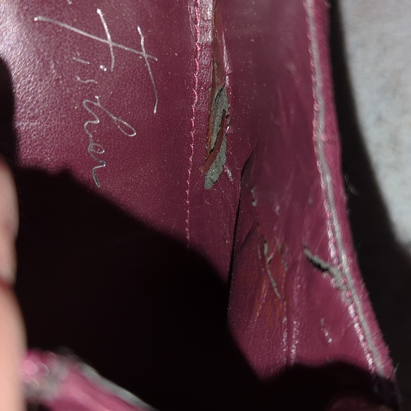 Never worn. Suede platform heeled boots - Picture 5 of 5